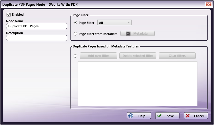 Duplicate PDF Pages Node