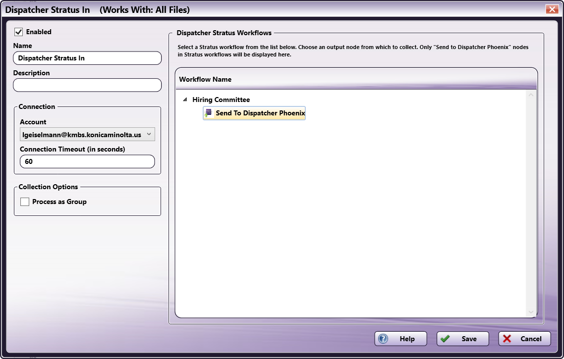 Dispatcher Stratus In Selection