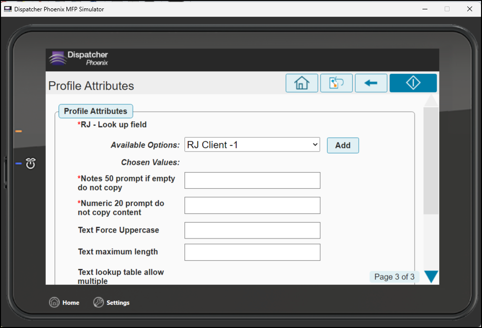 NetDocuments Index Form