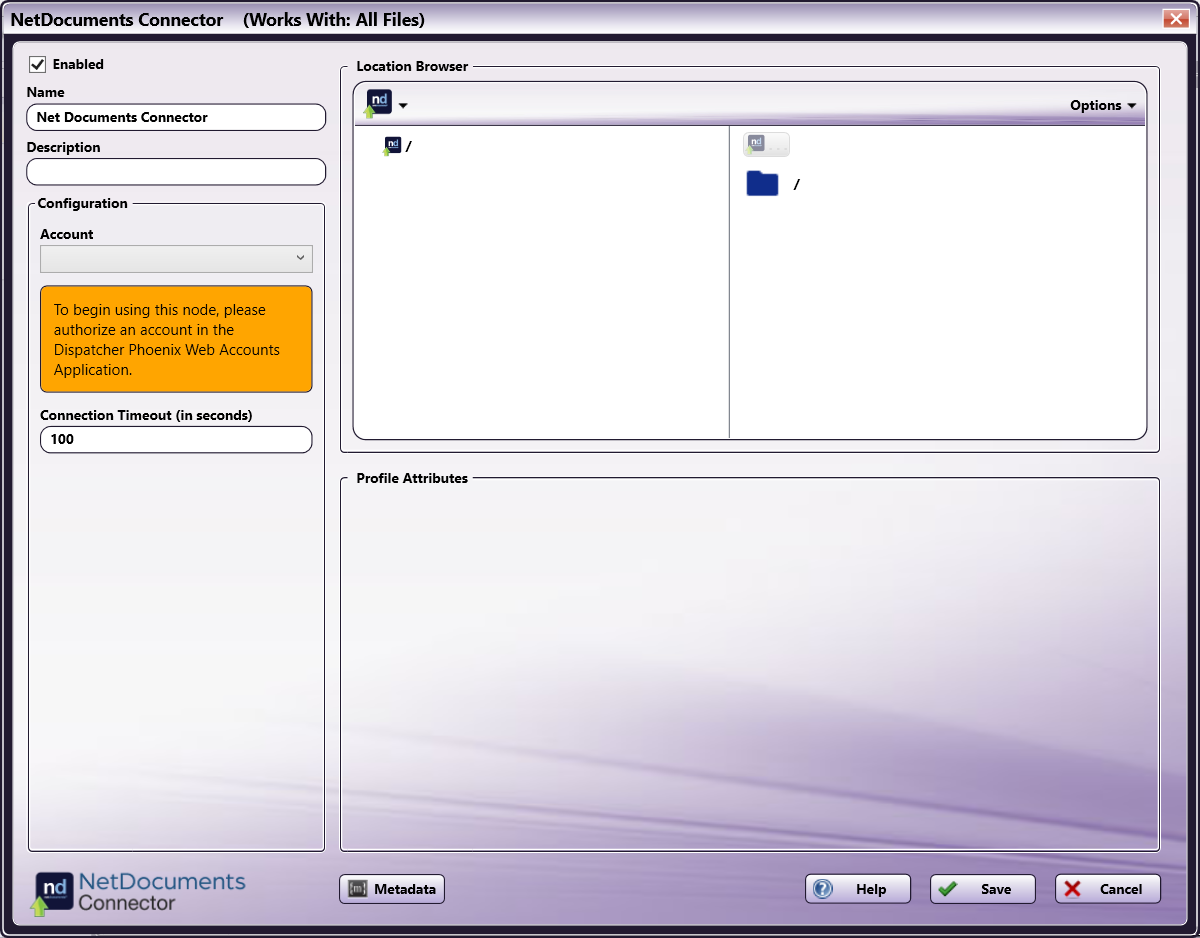 NetDocuments Connector