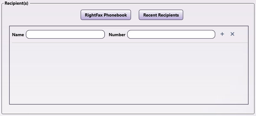 RightFax Connector Node Configuration