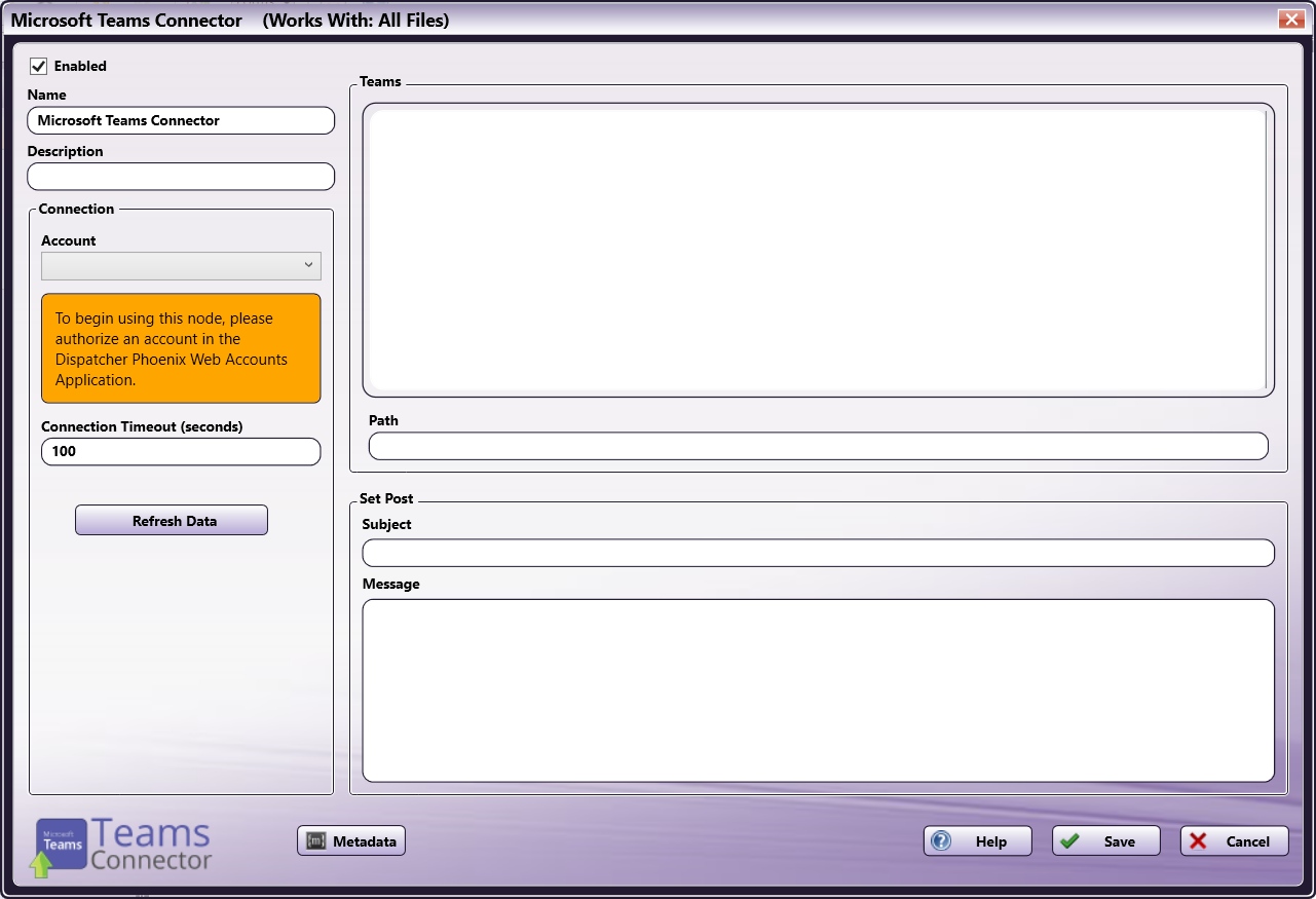 Microsoft Teams Connector
