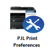 PJL Print Preferences icon