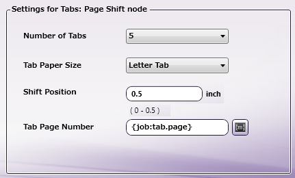 Tabs: Page Shift Node