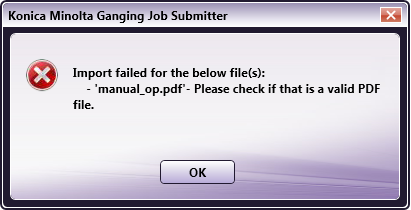 Basic Operation Procedure for the Ganging Job Submitter